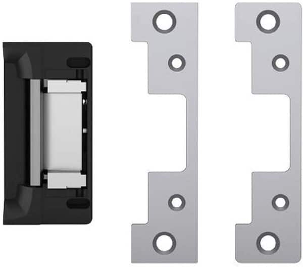 HES 5200C Electric Strike, Complete Pac, 1 Box Solution which Includes The 501 and 501A faceplates, Satin Stainless Steel (630),