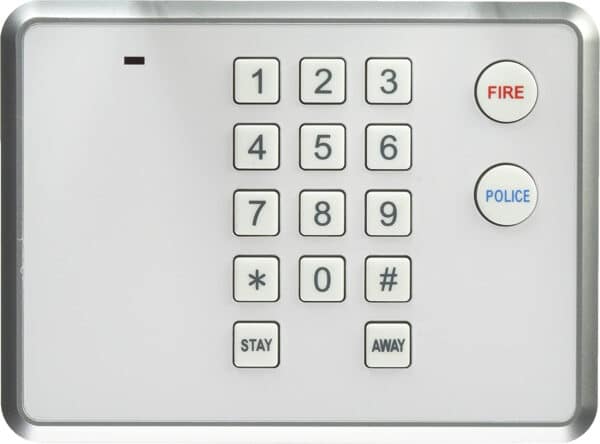 2gig PAD1 Wireless Keypad ETL Listed (Silver)