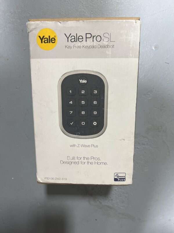 Yale YRD136-ZW2-619 Pro SL Key-Free Keypad Deadbolt with Z-Wave Plus