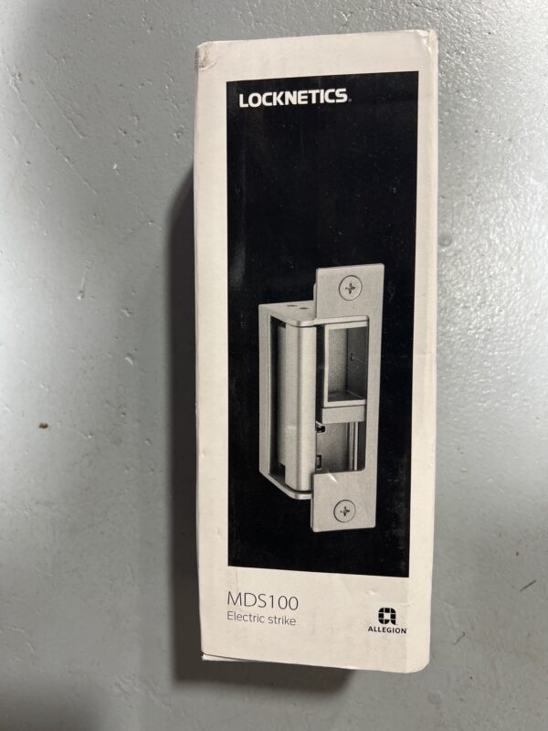 Locknetics MDS100-LBM MS100 Electric strike with Latch Bolt Monitoring, Satin