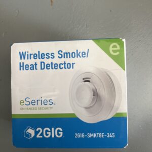 2GIG-SMKT8e-345 eSeries Encrypted Smoke, Heat and Freeze Sensor with 10-Year Long-Lasting Battery (SMKT8e)