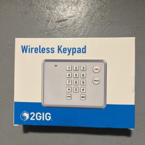 2GIG-PAD1-345 Wireless Secondary Keypad, Wall Mounted