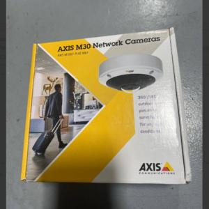 AXIS M3057-PLVE Mk II M30 Series 6MP Outdoor 360° Panoramic IR WDR IP Camera with a 1.56mm lens in white